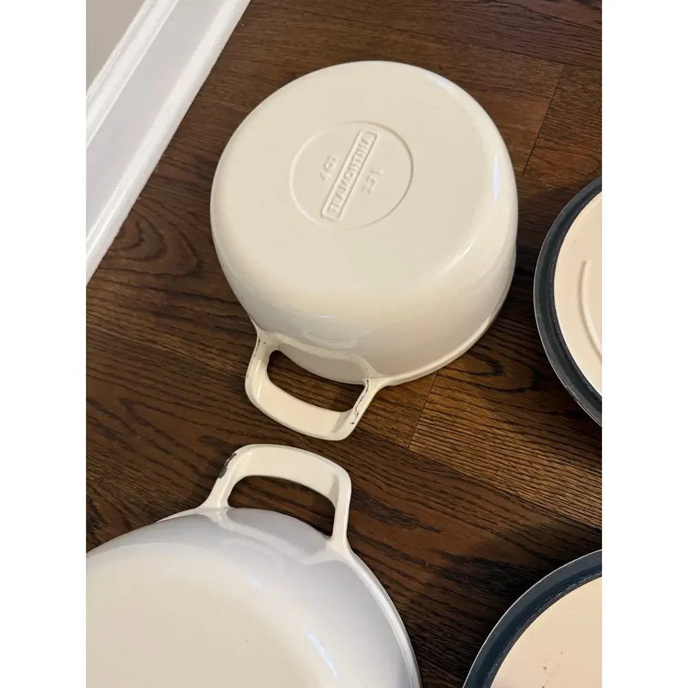 Tramontina Dutch Oven 2 Piece Marshmallow White